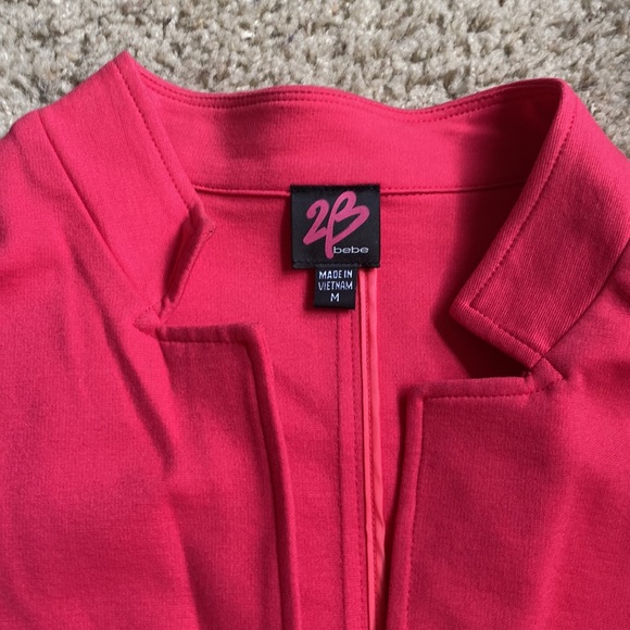 2B BEBE PINK BLAZER - Picture 2 of 3